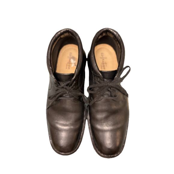 Clarks Boots Mens Size 7.5 Black Leather Chukka Ankle Casual Dress Comfort main image 7
